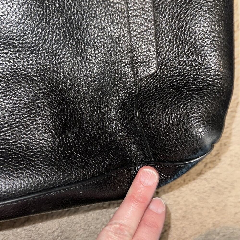 Coach Scout Black Pebble Leather Hobo Bag - Picture 14 of 16